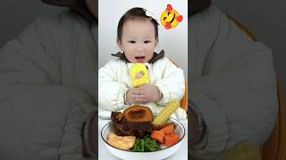 [ cute ] baby eats independently 😍| ASMR | #177||••||