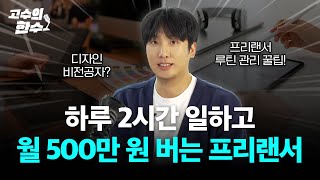 디자인 비전공자➡️프리랜서 로고 디자이너🎨 독학으로 1년 만에 월 500만 원 버는 방법💸ㅣ고수의 한 수 EP.04 루이스 고수 1편