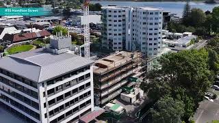 Tauranga City Centre Drone flyover Oct 2024