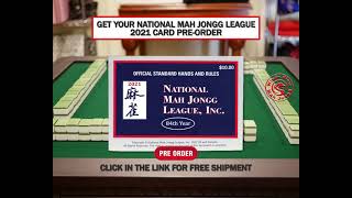 National Mah Jongg League card and table