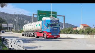 SlideShow with Trucks #1   Highway Truck Spotting