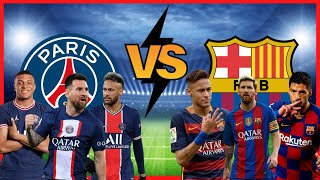 Messi , Suarez , Neymar (MSN)  vs  Messi , Mbappe Neymar (MMN) 🔥ULTIMATE COMPARISON🔥