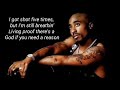 lyrics of letter to my unborn child By 2 pac