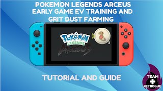 How to farm Grit Dust for EV Training in Pokemon Legends Arceus