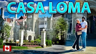 CASA LOMA| A Hidden Gem in Toronto's History 🇨🇦 |The vibing Couple| Complete Tour|Secrets of Castle