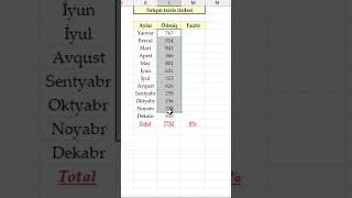 Exceldə verilənlərin faizlə ifadəsi. #excel #exceltips #exceltutorial #exceltricks