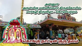 மன்னீஸ்வரர் திருக்கோயில் கொடியேற்றம், Annur Manneswarar Temple, S VIKAS NATARAJAN