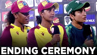 Ending Ceremony | Pakistan Women vs West Indies Women | 1st T20I 2024 | PCB | M2F2A
