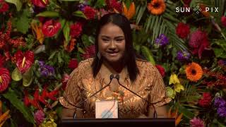 Pacific Emerging Leadership Award Winner ‘Alakihihifo Vailala's speech | SunPix Awards 2022