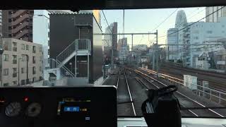 東京・新宿区 西武新宿線 西武20000系 三代目 L train 急行 拝島発 西武新宿行 高田馬場駅〜西武新宿駅 2024.1.5