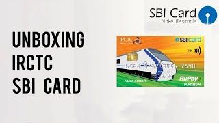 IRCTC SBI Card | RuPay Platinum Credit card | UNBOXING \u0026 FIRST IMPRESSION