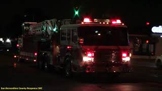 SBCoFD Company 224 W/Reserved American La France Tiller \u0026 Medic Engine 221