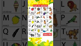 learn the alphabets, abcd, abcde, #shorts #short #youtubeshorts #abcd #nurseryrhymes