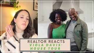 REALTOR REACTS | Tour Viola Davis' Home Architectural Digest Open Door Series