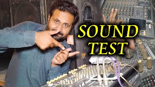 How to - YouTube video -sound test - Mackie Cfx 12  mk 2 live sound mixer 2020