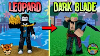 Trading Leopard To DARK BLADE in ONE VIDEO! (Blox Fruits)