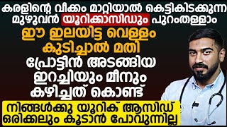 ഈ ഇലയിട്ട വെള്ളം കുടിച്ചാൽ മതി മുഴുവൻ യൂറിക്കാസിഡും പുറംതള്ളാം | Uric Acid Pettanu Maran Cheyyendath