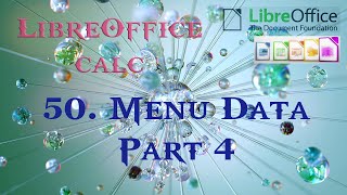 50  LibreOffice Calc   Menu Data Part 4