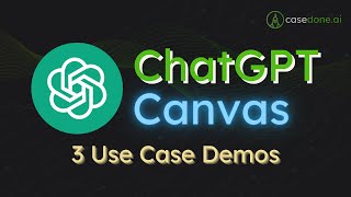 ChatGPT Canvas-Revolutionizing Writing & Coding-3 Use Case Demos