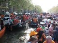 koninginnedag op de prinsengracht