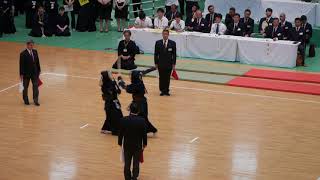 2018 全日本女子学生剣道選手権 １回戦 東洋大 住友 vs 環太平洋大 久野