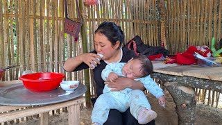 single mother working for hire, going to the market to buy clothes for her children/lytieusoa