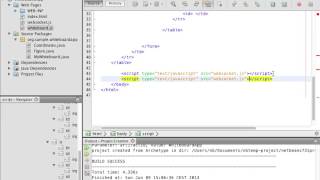 Using the WebSocket API in a Web Application