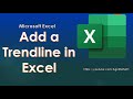 How to Add a Trendline in Excel