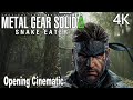 Metal Gear Solid Delta Snake Eater Remake Opening Cinematic English Dub 4K