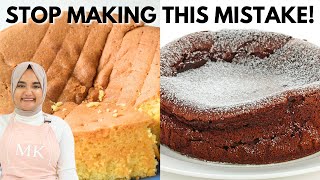 This Is Why Your Cakes Are Sinking Falling Collapsing