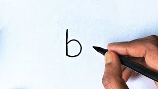How to Draw Bee using Alphabet "b" | Drawing Bee with Alphabet | Easy Bee Drawing Step by Step
