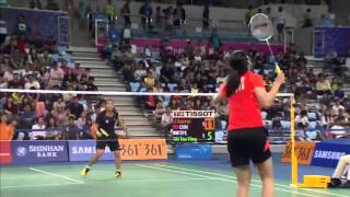 2014仁川亞運SF WS戴資颖Tzu Ying Tai(TPE)vs 李雪芮Li Xuerui(CHN)3-3