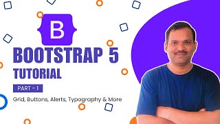 Bootstrap 5 Full Tutorial for Beginners | Part 1: Grid, Buttons, Alerts, Typography & More