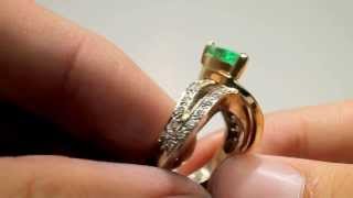 Colombian Emerald and Diamond Ring 2.0cts