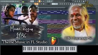 Mouna Raagam Theme Music in FL Studio | Ilayaraaja | Manirathnam | SK Dreamworks