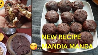 New recipe 😋..mandia(Ragi) manda #odiavlogger #village #viral #helthyfood