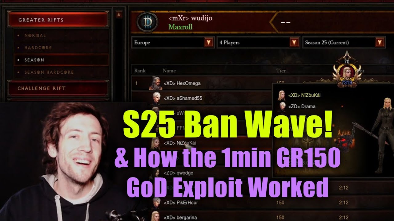 B-B-B-Ban Wave! (& How The 1min GR150 GoD Exploit Worked) - YouTube