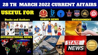 MARCH 28 TH CURRENT AFFAIRS 💥(100% Exam Oriented)💥USEFUL FOR ALL COMPETITIVE EXAMS | Chandan Logics