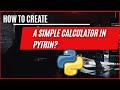 How to make a calculator in python | #python #calculator #obbeyan