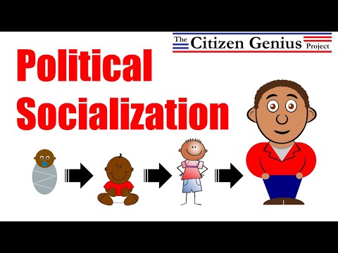 What are the two distinguishing characteristics of political socialization?