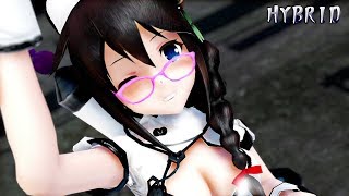 【MMD艦これ】白露型でHYBRID　ナースコスプレVer 　歌詞つき