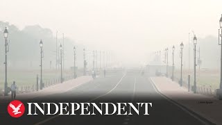 Watch again: View of Indian capital New Delhi shrouded in a thick layer of toxic haze