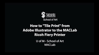 MACLab Printing How to TILE Print Illustrator 2025