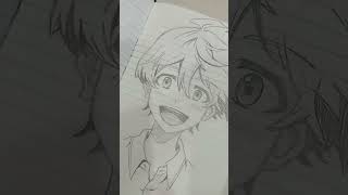 Anime is not a cartoon; it's an art form 💜#anime#boy#sketch#drawingoftheday#artlover#musiclover #art