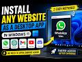 🚀 How to Install Any Website as a Desktop App in Windows 11 (2026) | No Need to Open Chrome Again!