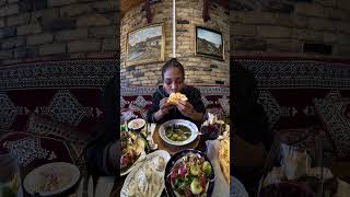 NYC girl devours Georgian food #mukbang #asmreating