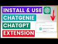 How To Install & Use ChatGenie Chrome Extension?