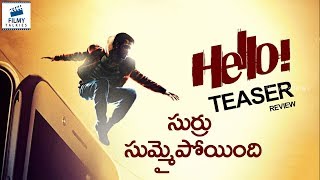 Akhil Hello Movie Teaser Review | Akhil Akkineni | Kalyani Priyadarshan | Vikram K Kumar