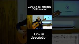 Cancion del Mariachi Guitar Lesson #shorts