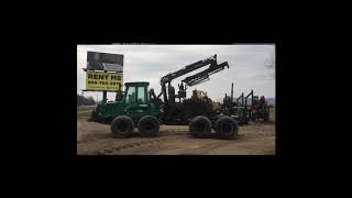 2004 Timberjack 1110D Forwarder Demo #2